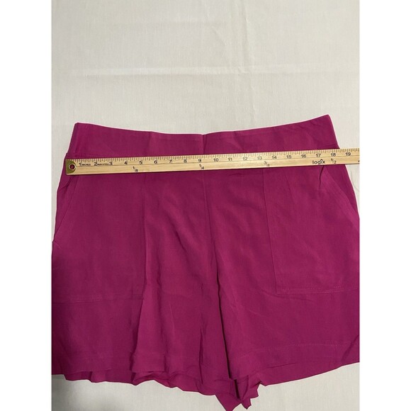 Wild fox Women’s Pink Rayon Shorts Sz M Pull On 5” Inseam Stretch Flat Front - Picture 11 of 13